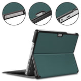 Microsoft Surface Go 4 - EIDERWOOD Kunstlæder Flip Cover - Grøn