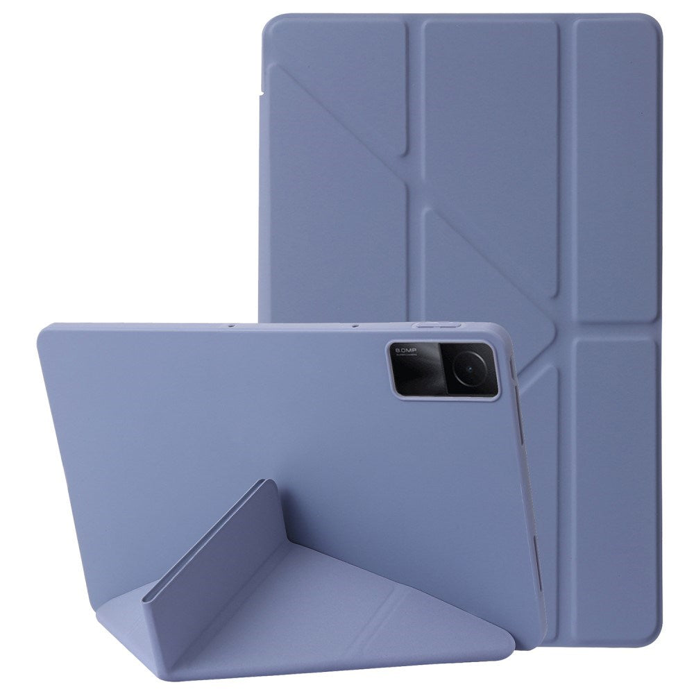 EIDERWOOD Xiaomi Redmi Pad SE Cover - Fleksibelt Origami Cover - Lilla