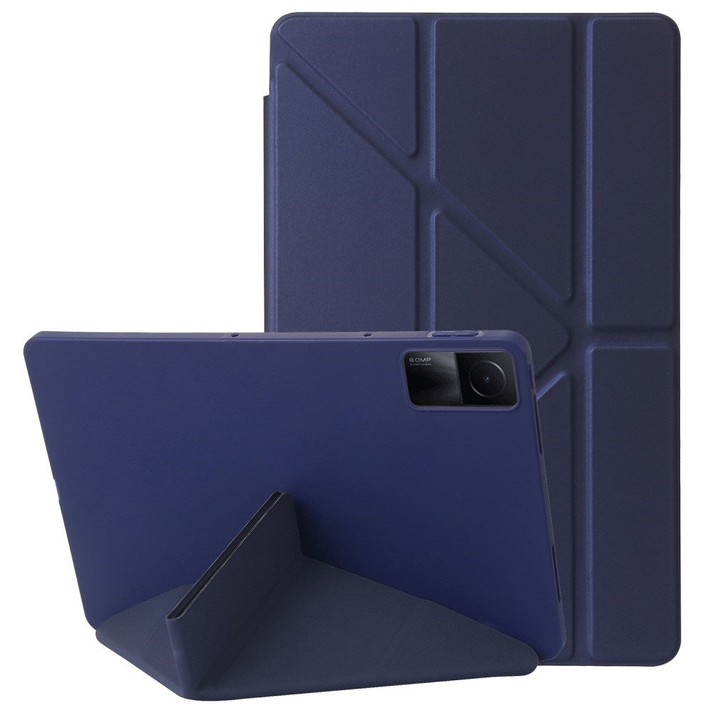 EIDERWOOD Xiaomi Redmi Pad SE Cover - Fleksibelt Origami Cover - Blå