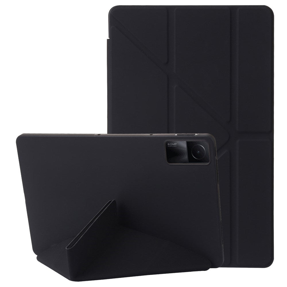 EIDERWOOD Xiaomi Redmi Pad SE Cover - Fleksibelt Origami Cover - Sort