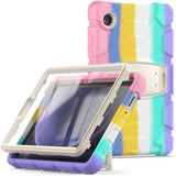 Samsung Galaxy Tab A9 Håndværker Bagside Cover m. Kickstand - Multi