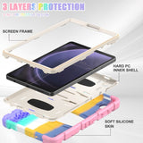 Samsung Galaxy Tab A9 Håndværker Bagside Cover m. Kickstand - Multi