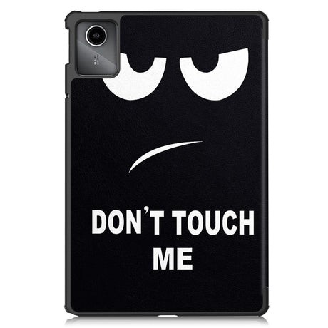 EIDERWOOD Lenovo Tab M11 Tri-Fold Kunstlæder Flip Cover m. Vågeblus Funktion - "Don't Touch Me"