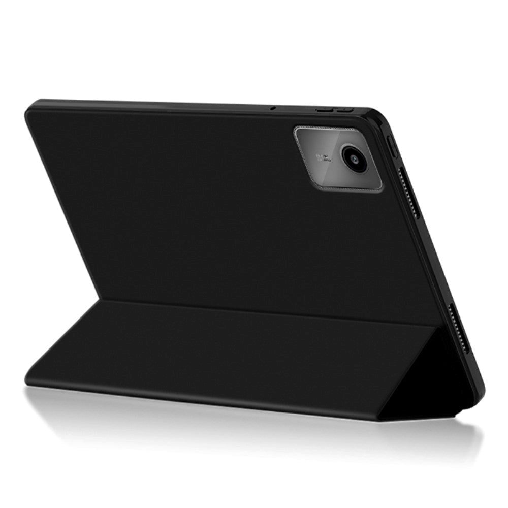 Lenovo Tab M11 Tri-Fold Læder Flip Cover - Sort