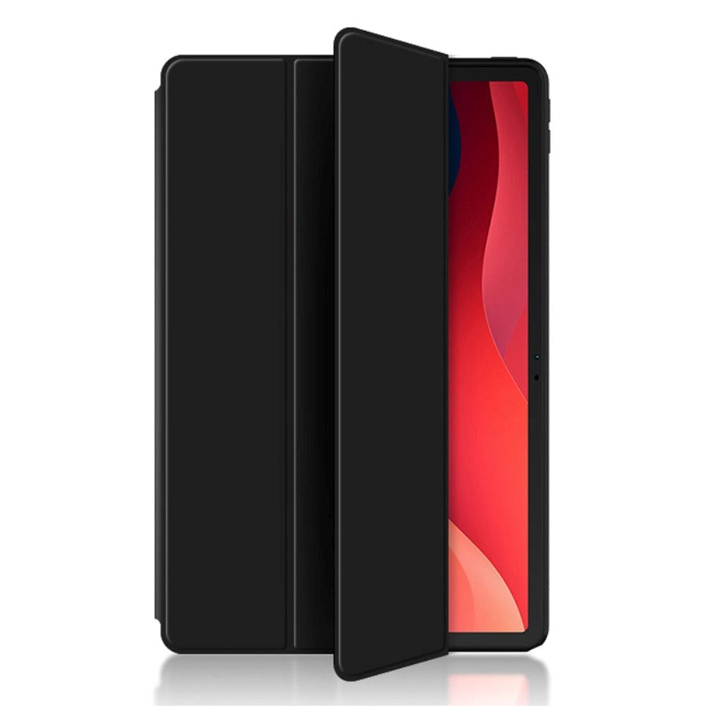 Lenovo Tab M11 Tri-Fold Læder Flip Cover - Sort