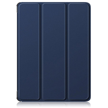 OnePlus Pad Go Tri-Fold Læder Flip Cover m. Standerfunktion - Blå