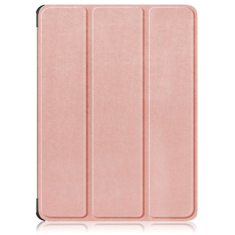 OnePlus Pad Go Tri-Fold Læder Flip Cover m. Standerfunktion - Rose Gold