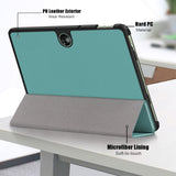 OnePlus Pad Go Tri-Fold Læder Flip Cover m. Standerfunktion - Turkis