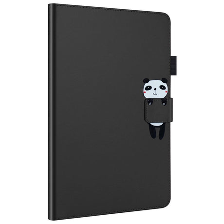 iPad Pro 11" (2022 / 2021 / 2020) Læder Flip Cover m. Dyremotiv - Sort