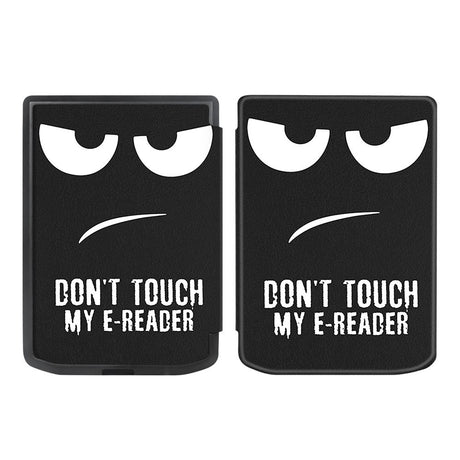 Pocketbook Verse Pro Kunstlæder Flip Cover m. Vågeblus Funktion - "Don't Touch My E-Reader"