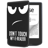 Pocketbook Verse Pro Kunstlæder Flip Cover m. Vågeblus Funktion - "Don't Touch My E-Reader"