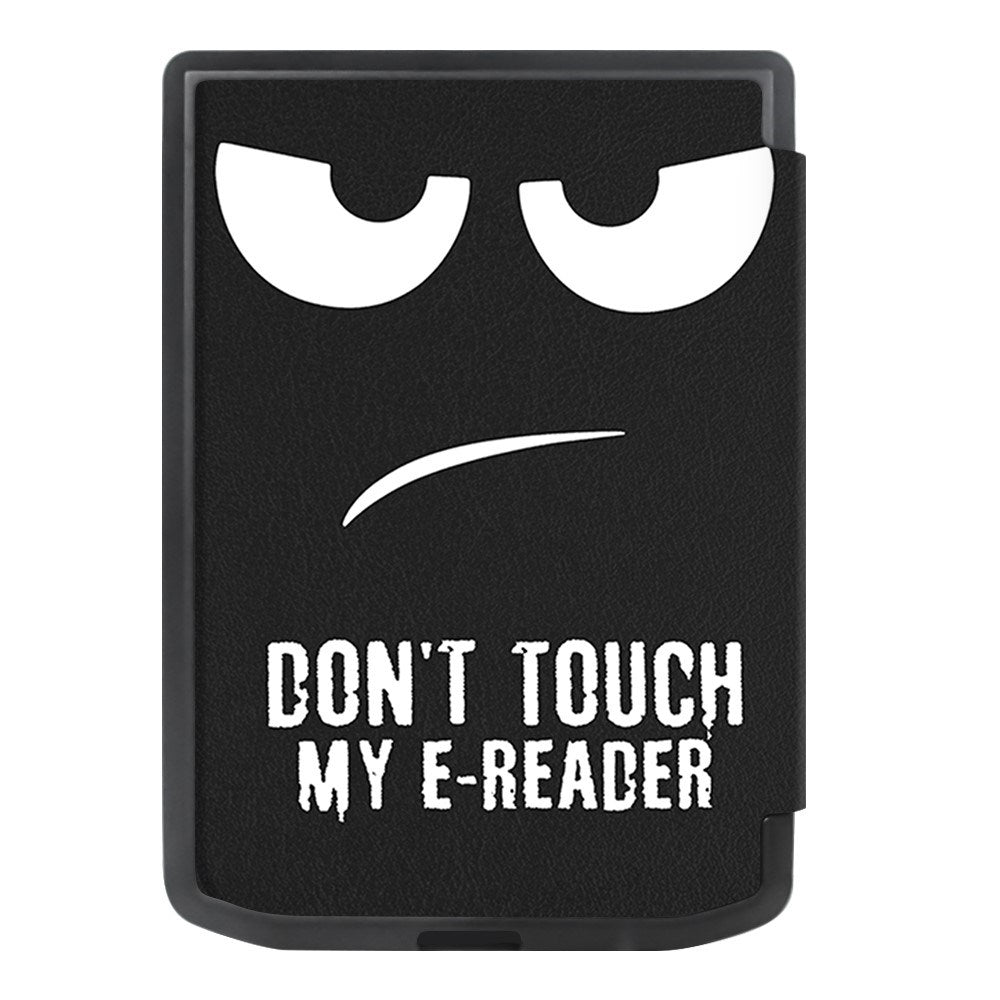 Pocketbook Verse Pro Kunstlæder Flip Cover m. Vågeblus Funktion - "Don't Touch My E-Reader"