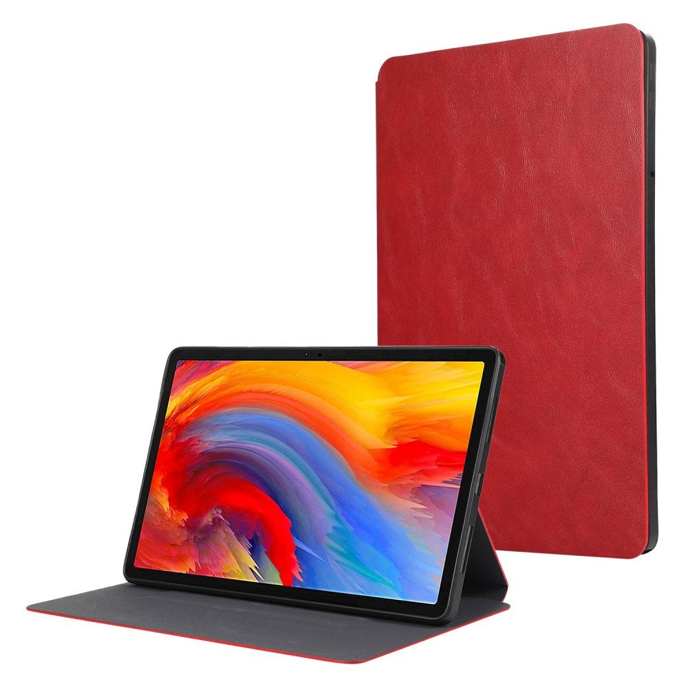 EIDERWOOD Lenovo Tab M11 Læder Flip Cover m. Ståfunktion - Rød