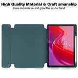 Lenovo Idea Tab 11" / Tab M11 EIDERWOOD Tablet Case m. Stylus Pen Holder - Grøn