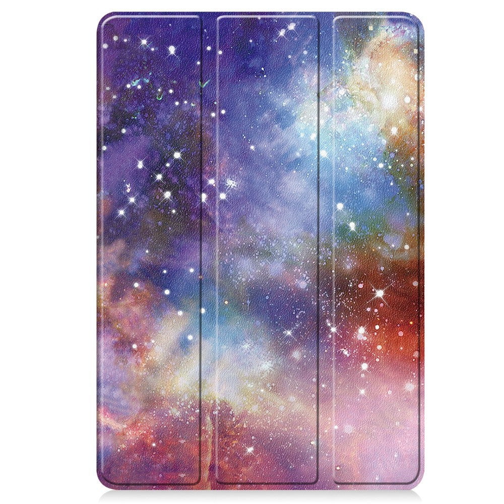 EIDERWOOD Xiaomi Pad 6S Pro Tri-Fold Kunstlæder Flip Cover m. Vågeblus Funktion - Galakse