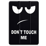 EIDERWOOD Xiaomi Pad 6S Pro Tri-Fold Kunstlæder Flip Cover m. Vågeblus Funktion - "Don't Touch Me"