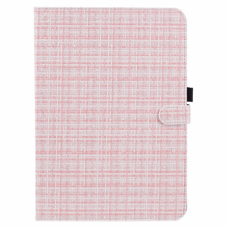 EIDERWOOD Xiaomi Pad 6S Pro Stofbetrukket Læder Bagside Cover m. Ståfunktion - Lyserød