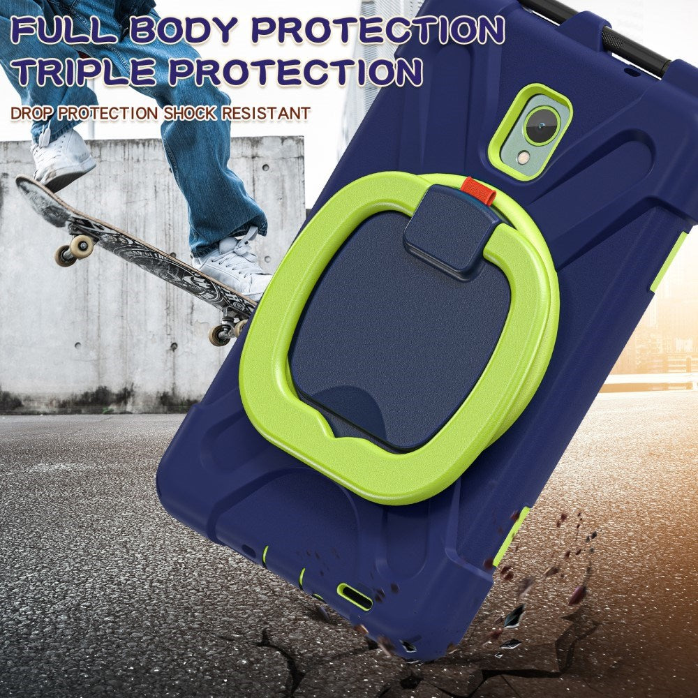 EIDERWOOD Samsung Galaxy Tab Active5 Håndværker Case - Kickstand & Håndholder - Sort