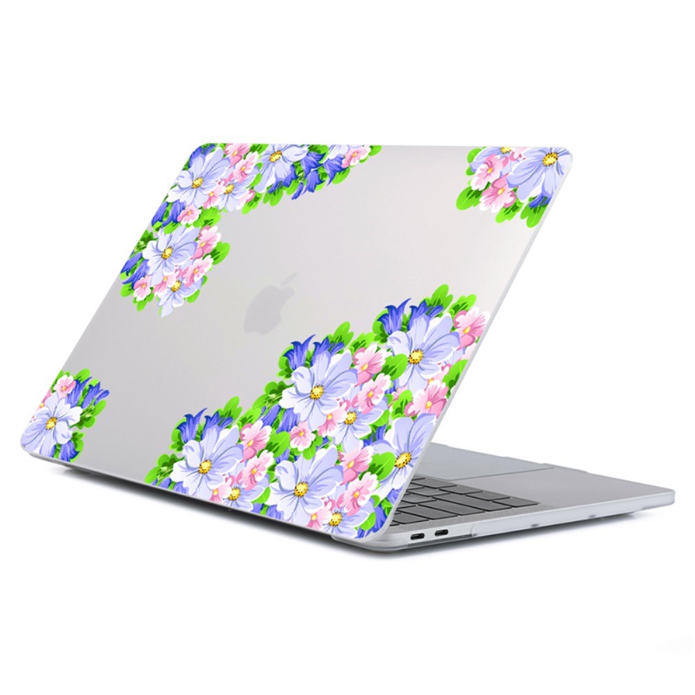 MacBook Air 13 M2/M3 (2022 2024) Hårdt Plastik Bærbar Cover - Blomster