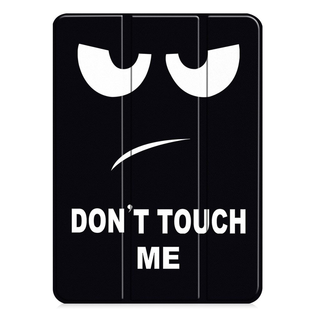 EIDERWOOD iPad Pro 11" (2025 / 2024) Tri-Fold Kunstlæder Flip Cover m. Vågeblus Funktion - "Don't Touch Me"