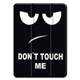 EIDERWOOD iPad Pro 11" (2025 / 2024) Tri-Fold Kunstlæder Flip Cover m. Vågeblus Funktion - "Don't Touch Me"