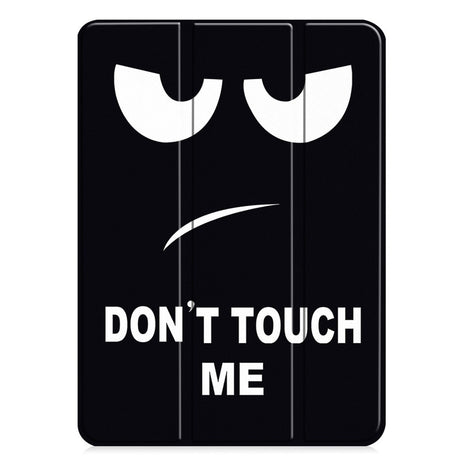 EIDERWOOD iPad Pro 11" (2024) Tri-Fold Kunstlæder Flip Cover m. Vågeblus Funktion - "Don't Touch Me"