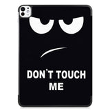 EIDERWOOD iPad Pro 11" (2025 / 2024) Tri-Fold Kunstlæder Flip Cover m. Vågeblus Funktion - "Don't Touch Me"