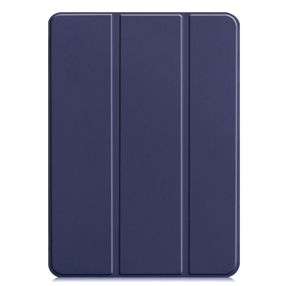 EIDERWOOD iPad Pro 11" (2024) Tri-Fold Læder Flip Cover - Mørkeblå