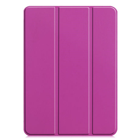 EIDERWOOD iPad Pro 11" (2024) Tri-Fold Læder Flip Cover - Lilla