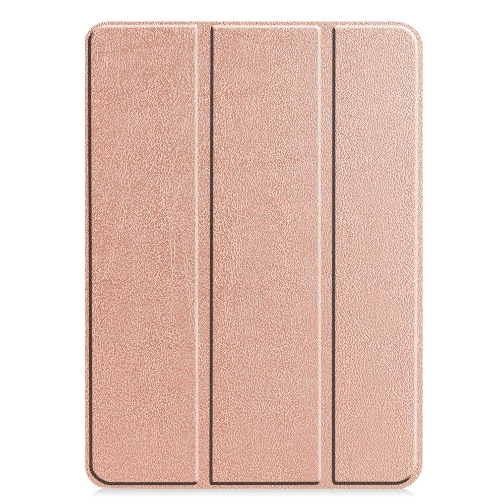 EIDERWOOD iPad Pro 11" (2024) Tri-Fold Læder Flip Cover - Rose Gold