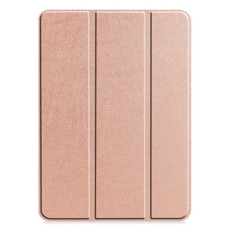 EIDERWOOD iPad Pro 11" (2024) Tri-Fold Læder Flip Cover - Rose Gold