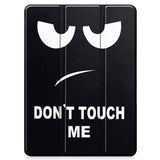 EIDERWOOD iPad Pro 11" (2024) Tri-Fold Kunstlæder Flip Cover m. Vågeblus Funktion - Don't Touch Me