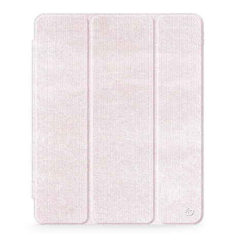 iPad Air 13" (2024) DUX DUCIS Unid Series Tri-Fold Flip Cover - Gennemsigtig / Pink