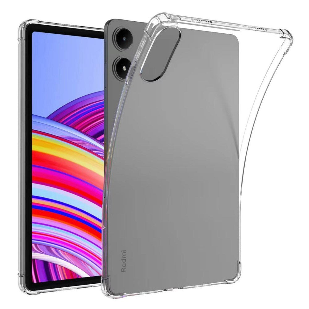 Xiaomi Redmi Pad Pro Fleksibelt TPU Plastik Bagside Cover - Gennemsigtig