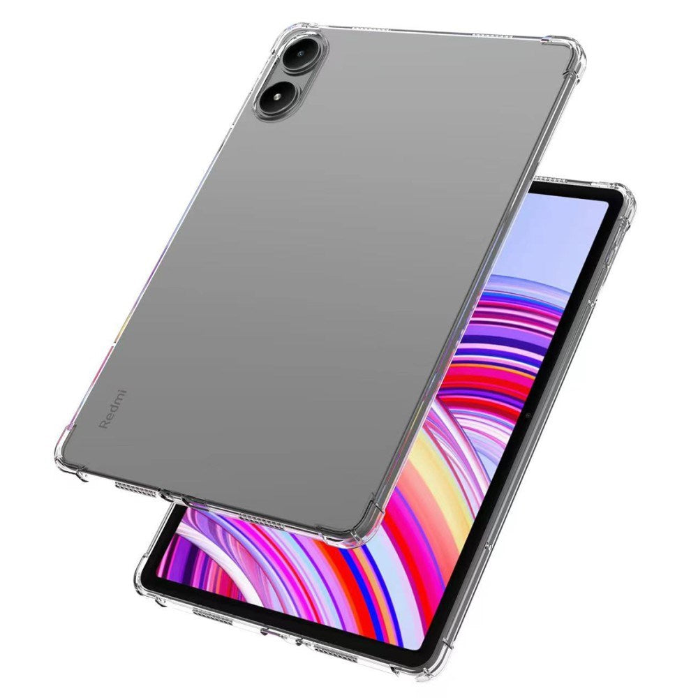 Xiaomi Redmi Pad Pro Fleksibelt TPU Plastik Bagside Cover - Gennemsigtig