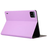 EIDERWOOD Xiaomi Pad 6S Pro Vegansk Læder Tablet Flip Cover m. Ståfunktion - Lilla