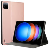 EIDERWOOD Xiaomi Pad 6S Pro Vegansk Læder Tablet Flip Cover m. Ståfunktion - Rose Gold