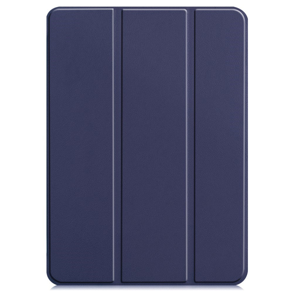 EIDERWOOD iPad Air 13" (2024) Tri-Fold Læder Flip Cover - Blå