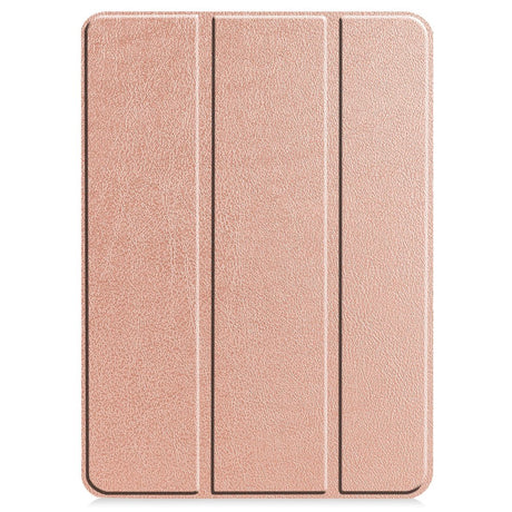 EIDERWOOD iPad Air 13" (2024) Tri-Fold Læder Flip Cover - Rose Gold