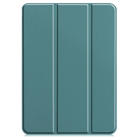 EIDERWOOD iPad Air 13" (2024) Tri-Fold Læder Flip Cover - Grøn