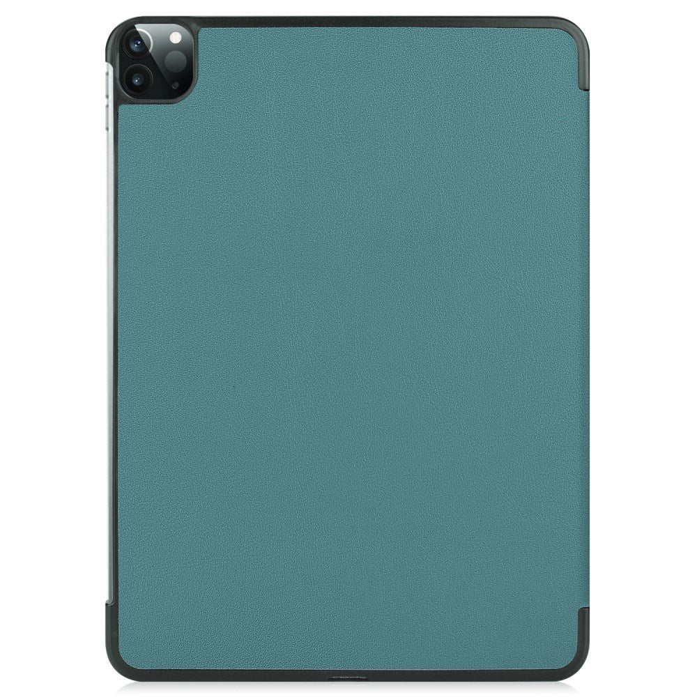 EIDERWOOD iPad Air 13" (2024) Tri-Fold Læder Flip Cover - Grøn