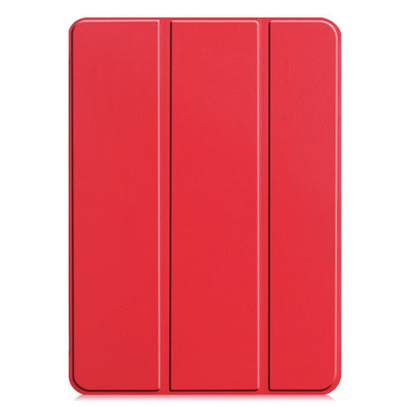 EIDERWOOD iPad Pro 13" (2024) Tri-Fold Læder Flip Cover - Rød