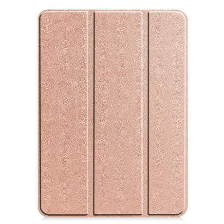 EIDERWOOD iPad Pro 13" (2024) Tri-Fold Læder Flip Cover - Rose Gold