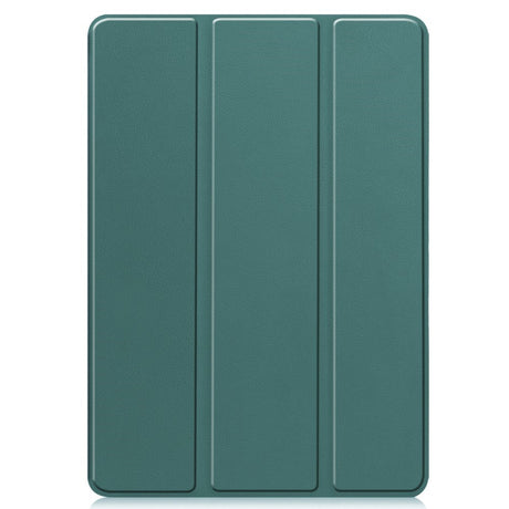 EIDERWOOD Xiaomi Redmi Pad Pro Tri-Fold Kunst Læder Flip Cover m. Stylus Pencil Holder - Grøn