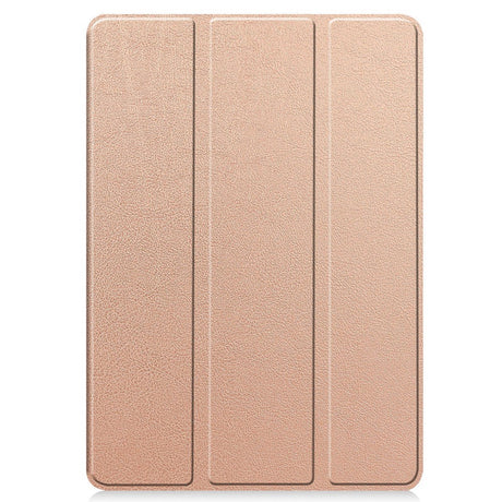 EIDERWOOD Xiaomi Redmi Pad Pro Tri-Fold Kunst Læder Flip Cover m. Stylus Pencil Holder - Rose Gold