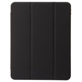 EIDERWOOD iPad Pro 13" (2024) Tri-Fold Kunst Læder Flip Cover m. Apple Pencil Holder - Sort