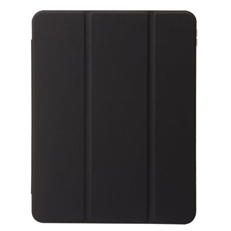 EIDERWOOD iPad Air 11" (2024) Tri-Fold Kunst Læder Flip Cover m. Apple Pencil Holder - Sort