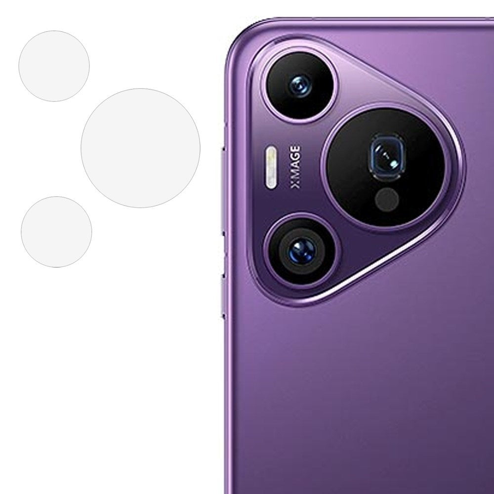 Hærdet Kameralinsebeskyttelsesglas - Huawei Pura 70 Pro / 70 Pro+ (Plus) - Gennemsigtig