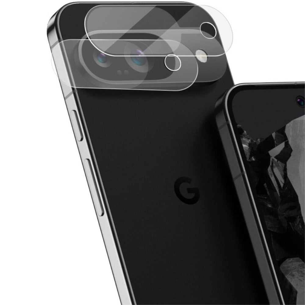 Google Pixel 9 IMAK Glasbeskyttelse til Kameralinse - 2 stk. - Gennemsigtig