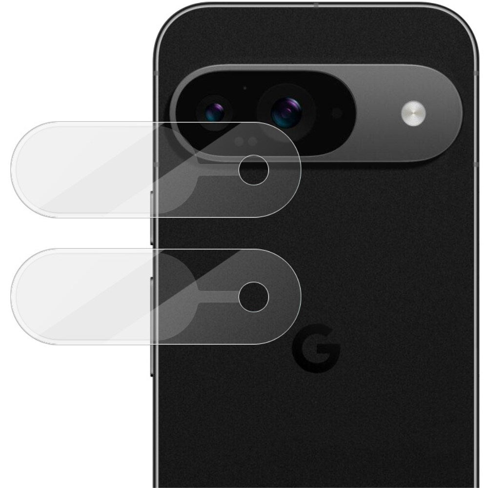 Google Pixel 9 IMAK Glasbeskyttelse til Kameralinse - 2 stk. - Gennemsigtig